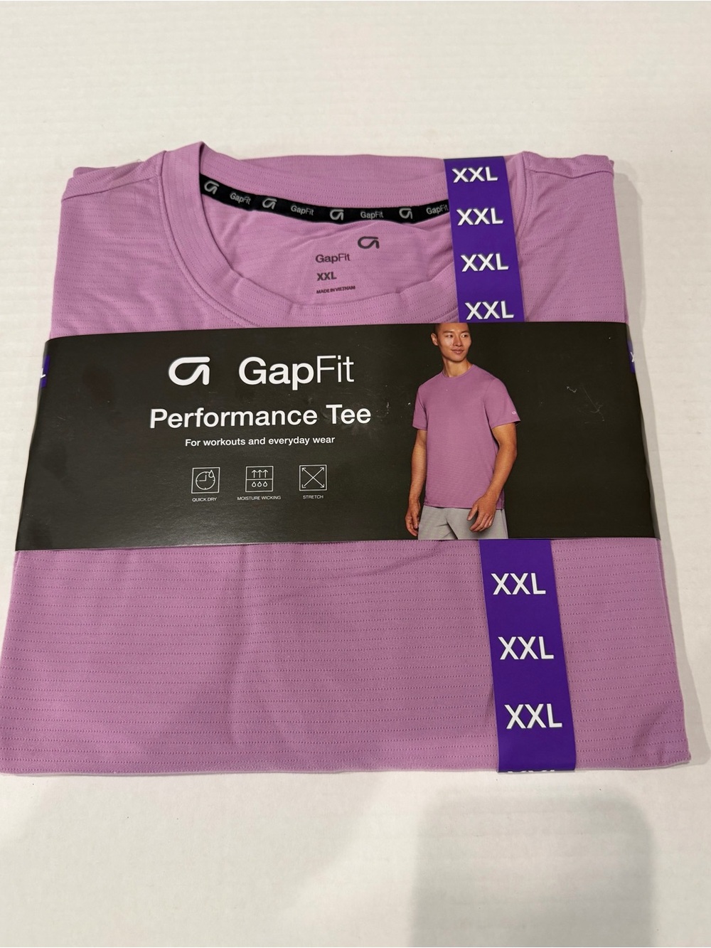 GAP Men's Performance Tee - Lavender